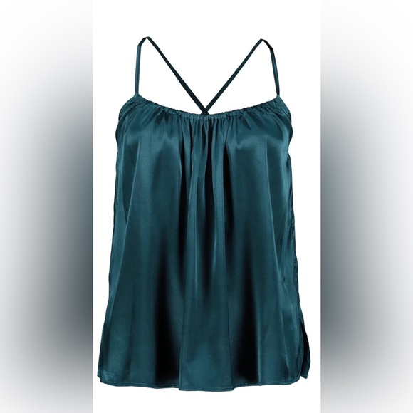 NWTBISHOP + YOUNG Night Moves Cami topmidi skirt Jasmine -Teal green NWT size M - Picture 6 of 8